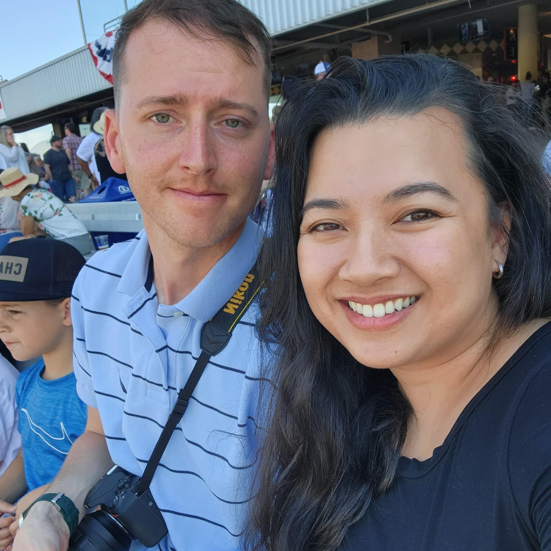 At the corgi races!
