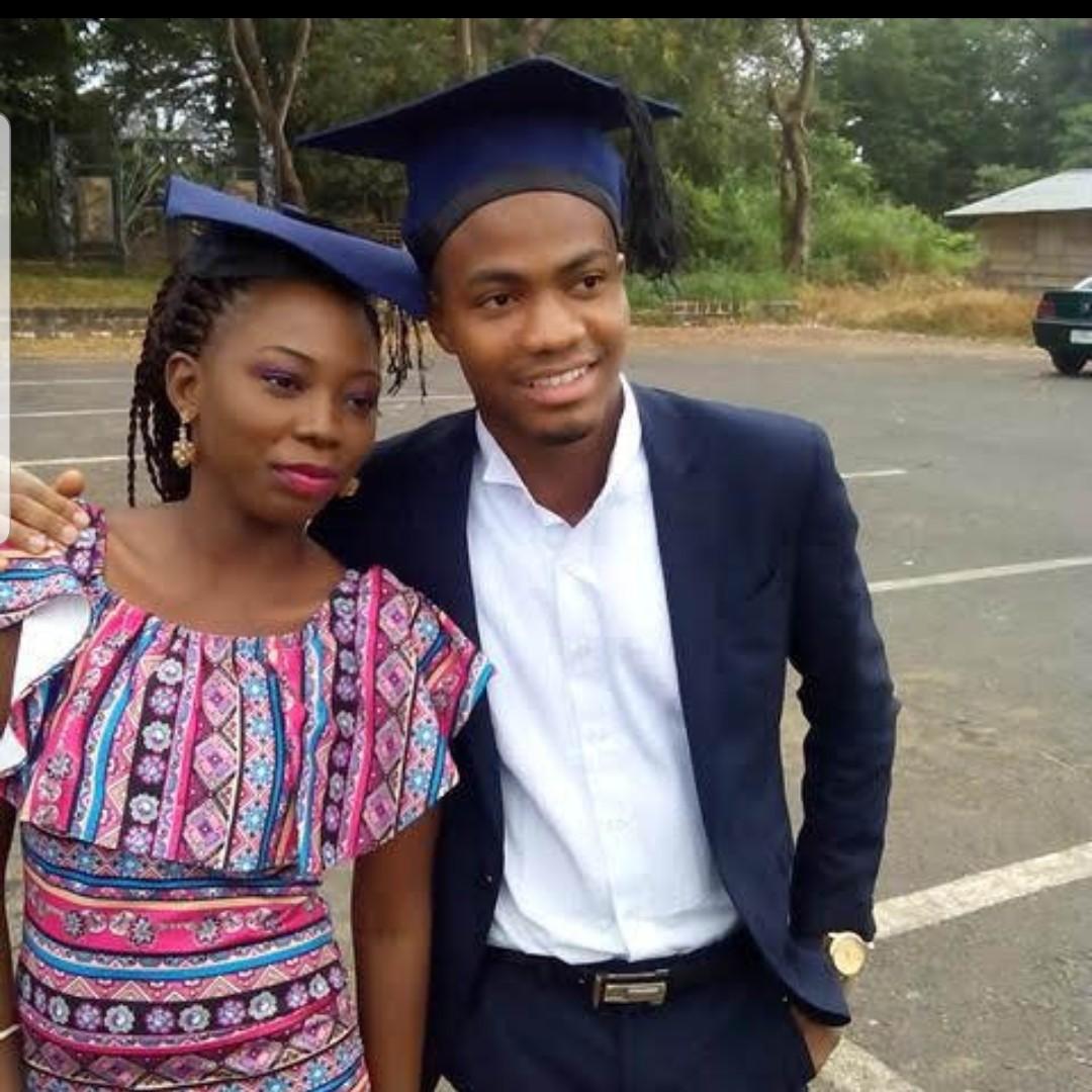 We graduated two different years. But I guess if your alma mater is one of the best in the country you have your convocation the same year, worked out for us though we got to be #couplegoals