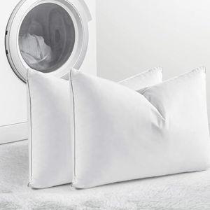 Kings Pillows with 100% Soft Cotton Cover
