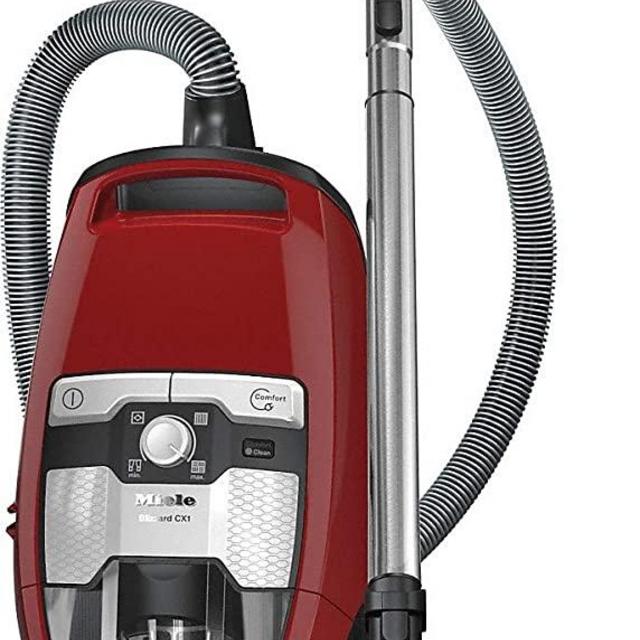 Miele Blizzard CX1 HomeCare Bagless Canister Vacuum, Autumn Red