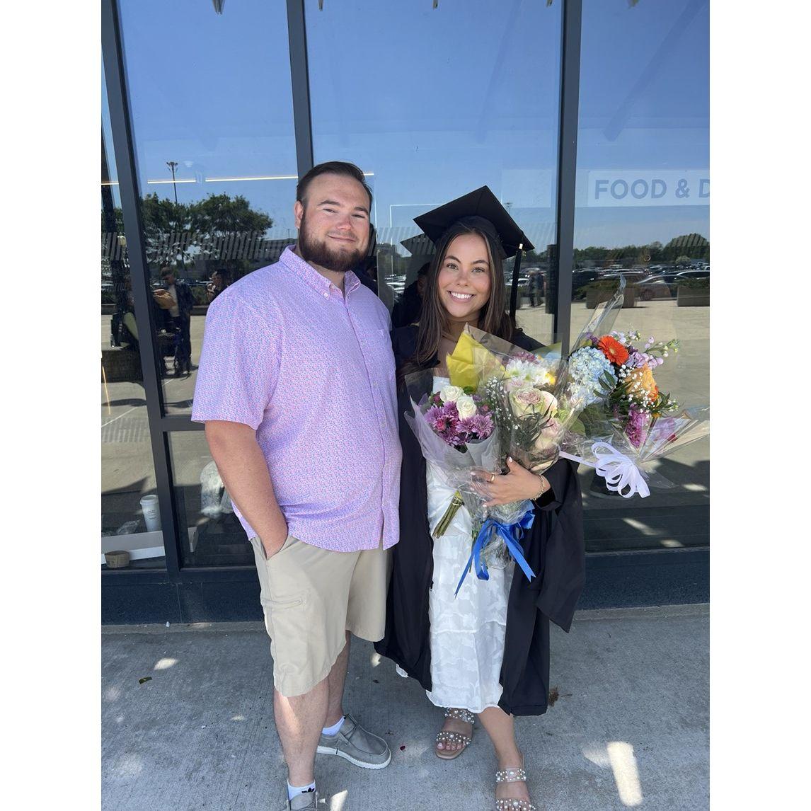 Morgan's Masters Graduation.