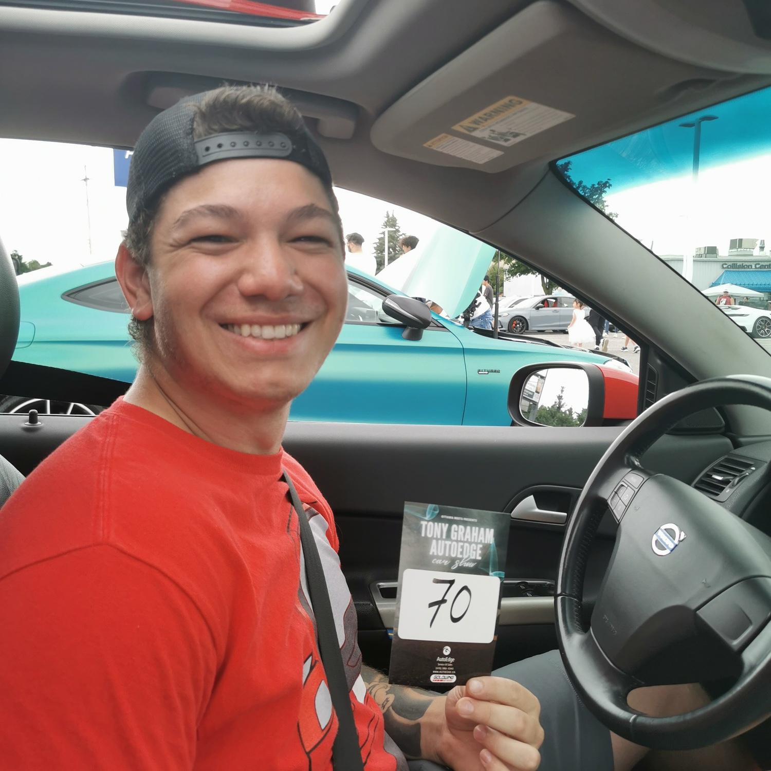 Donny first car show! It’s always fun to support each other’s hobbies 🚗