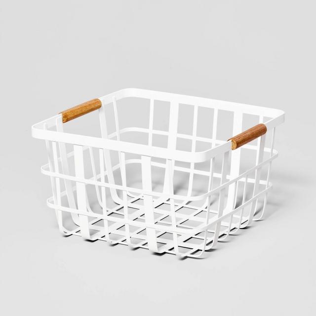 Wire Pantry Basket White - Brightroom™