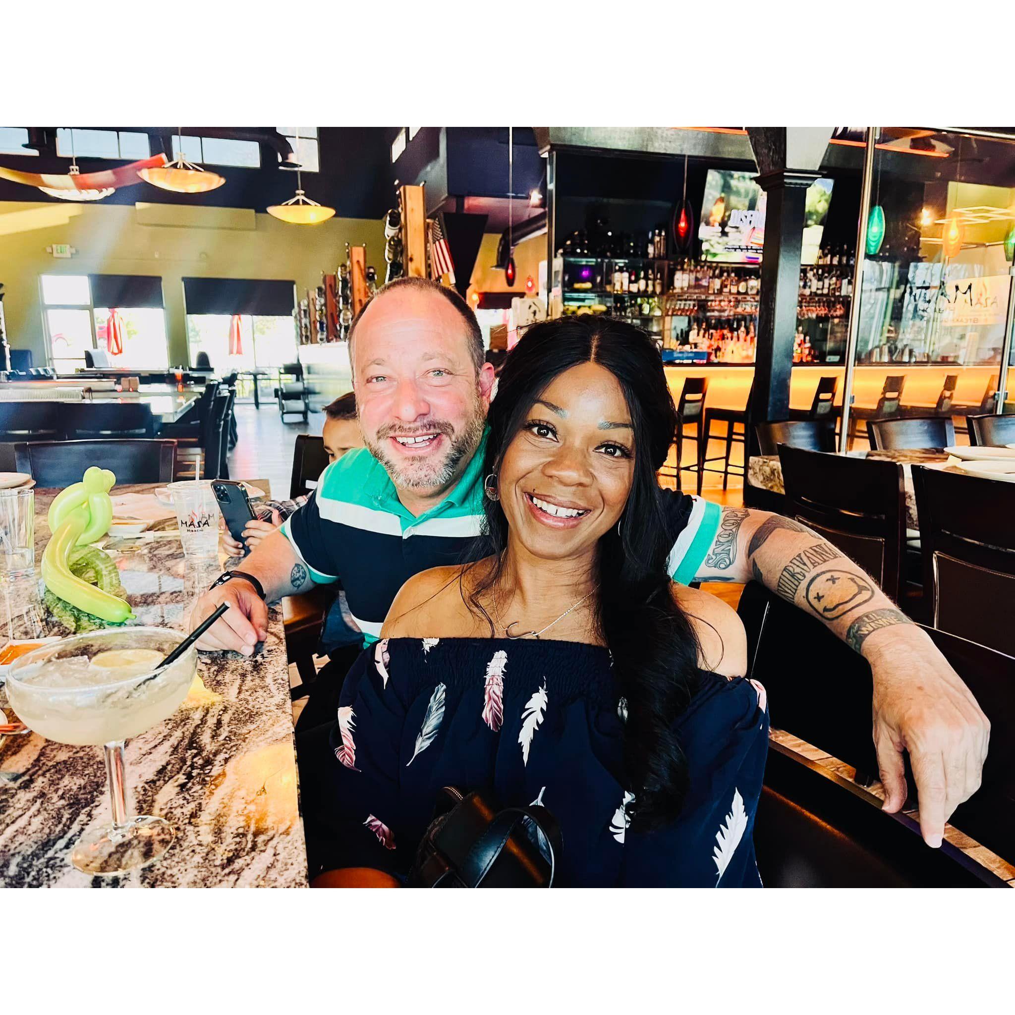 Shannon's birthday out and about