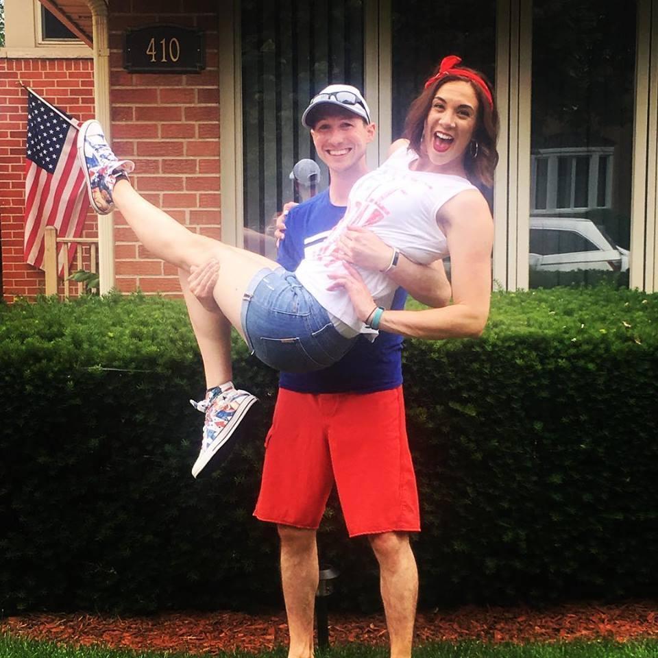 Celebrating buying our first home together!