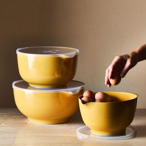 Turmeric Large Bowl Set - Rosti Food52 x Rosti Nested Mixing Bowls | Food52