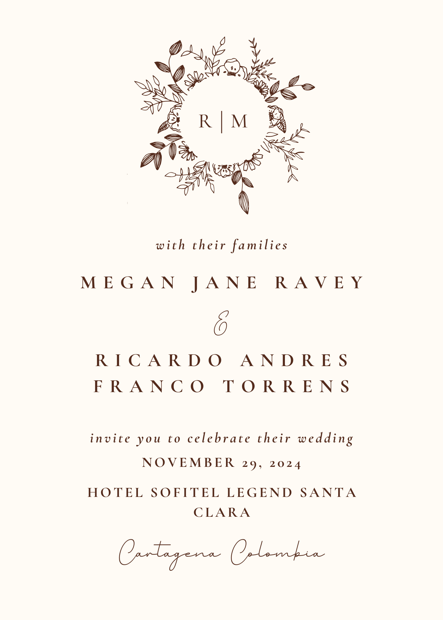 The Wedding Website of Megan Ravey and Ricardo Franco