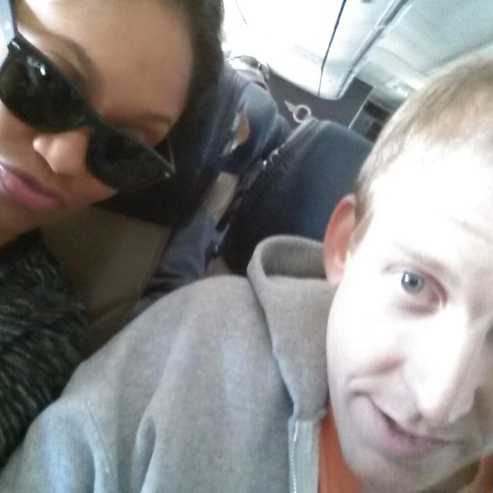 First plane ride together - We snuck off to the Dominican Republic and didn't tell anyone! :)