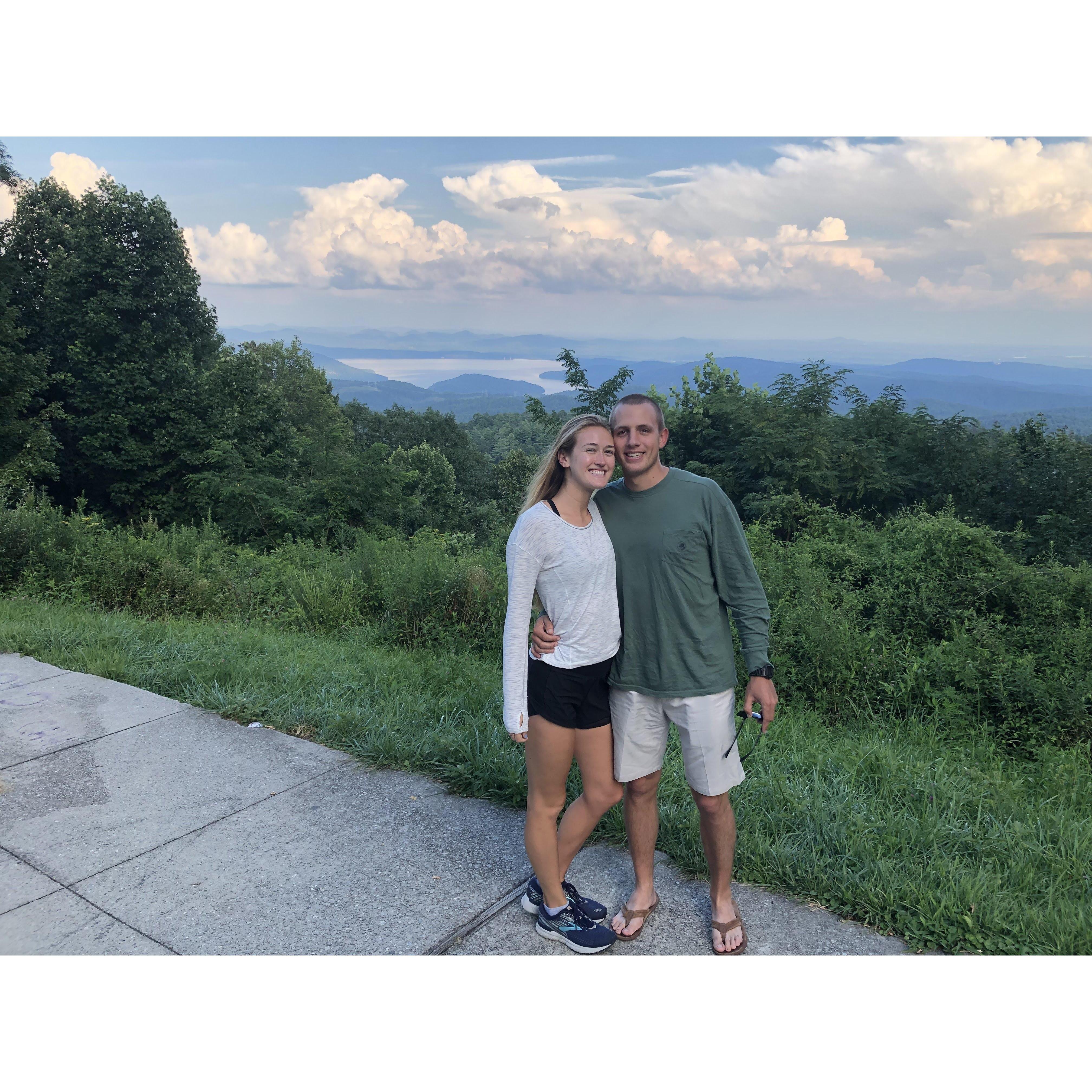 Driving through the mountains in NC