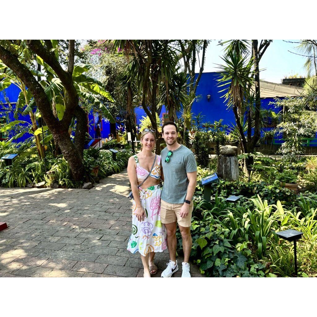 A Mexico City must! Frida Kahlo House in Coyoacán area of Mexico City.