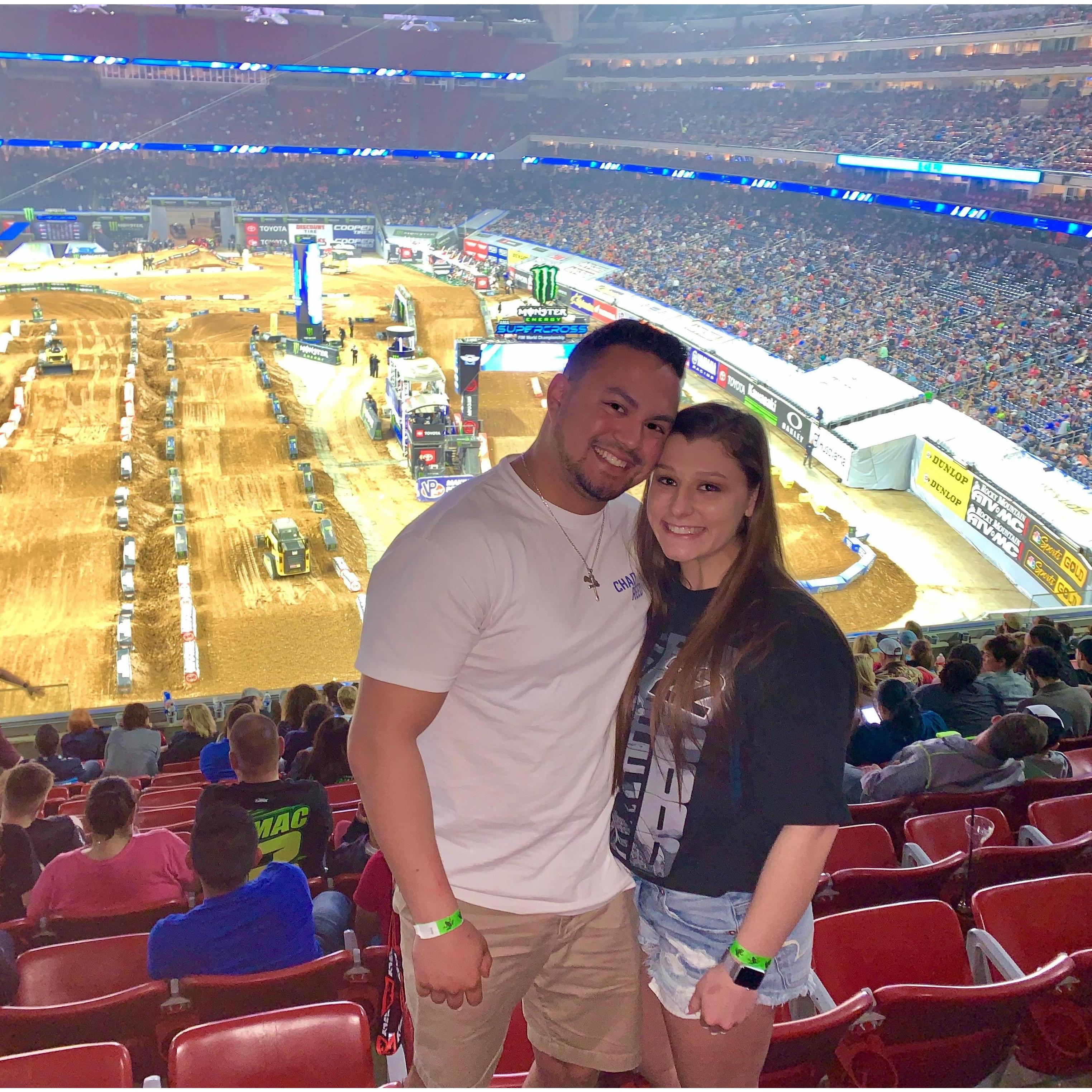 Brae's first supercross (2019)
