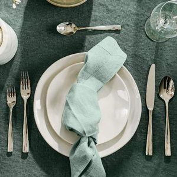 Marin White Stoneware Salad Plate Set of 8