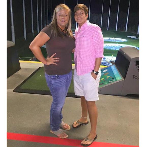 First time at the Top Golf.