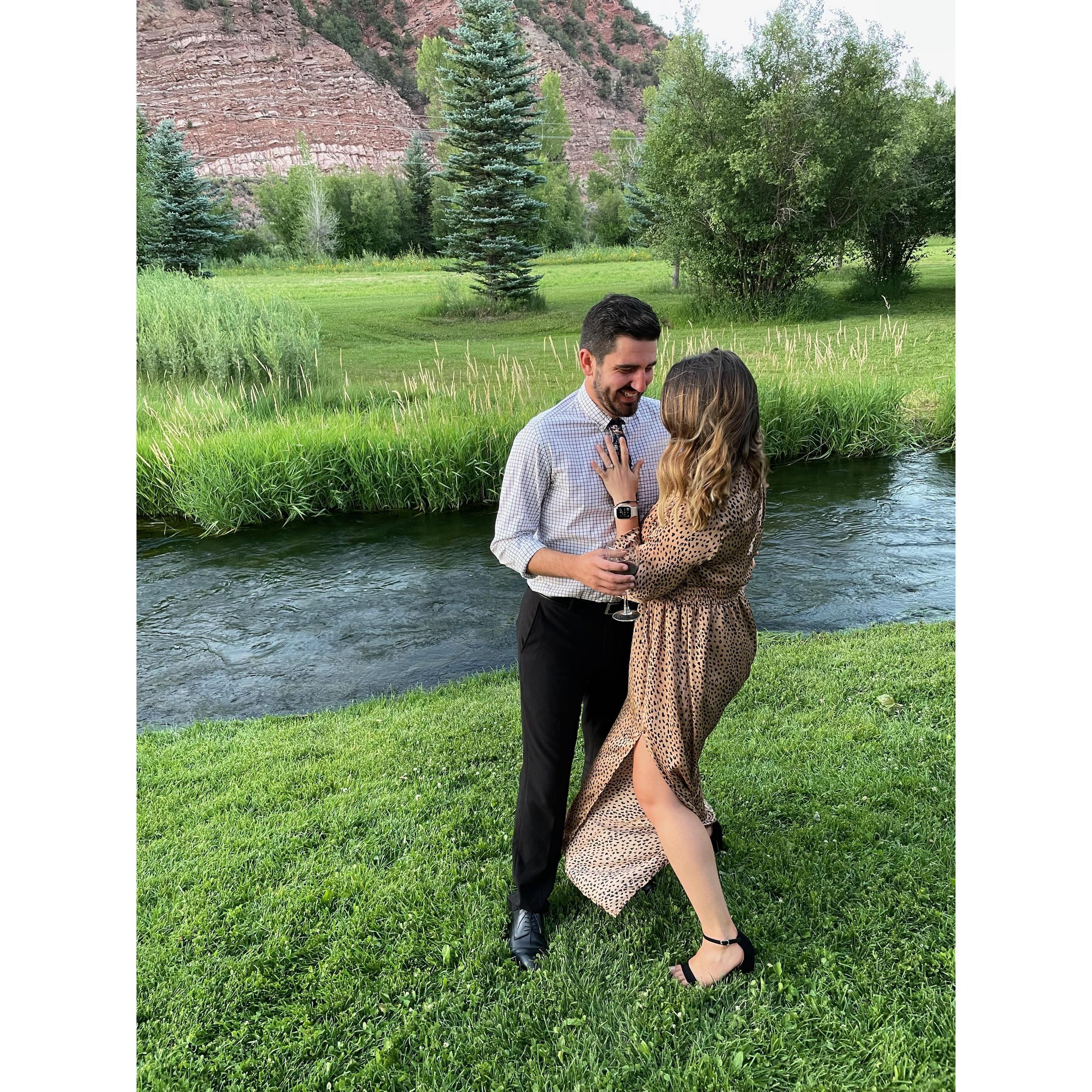 Moment captured at a family friends wedding in Carbondale, Colorado.