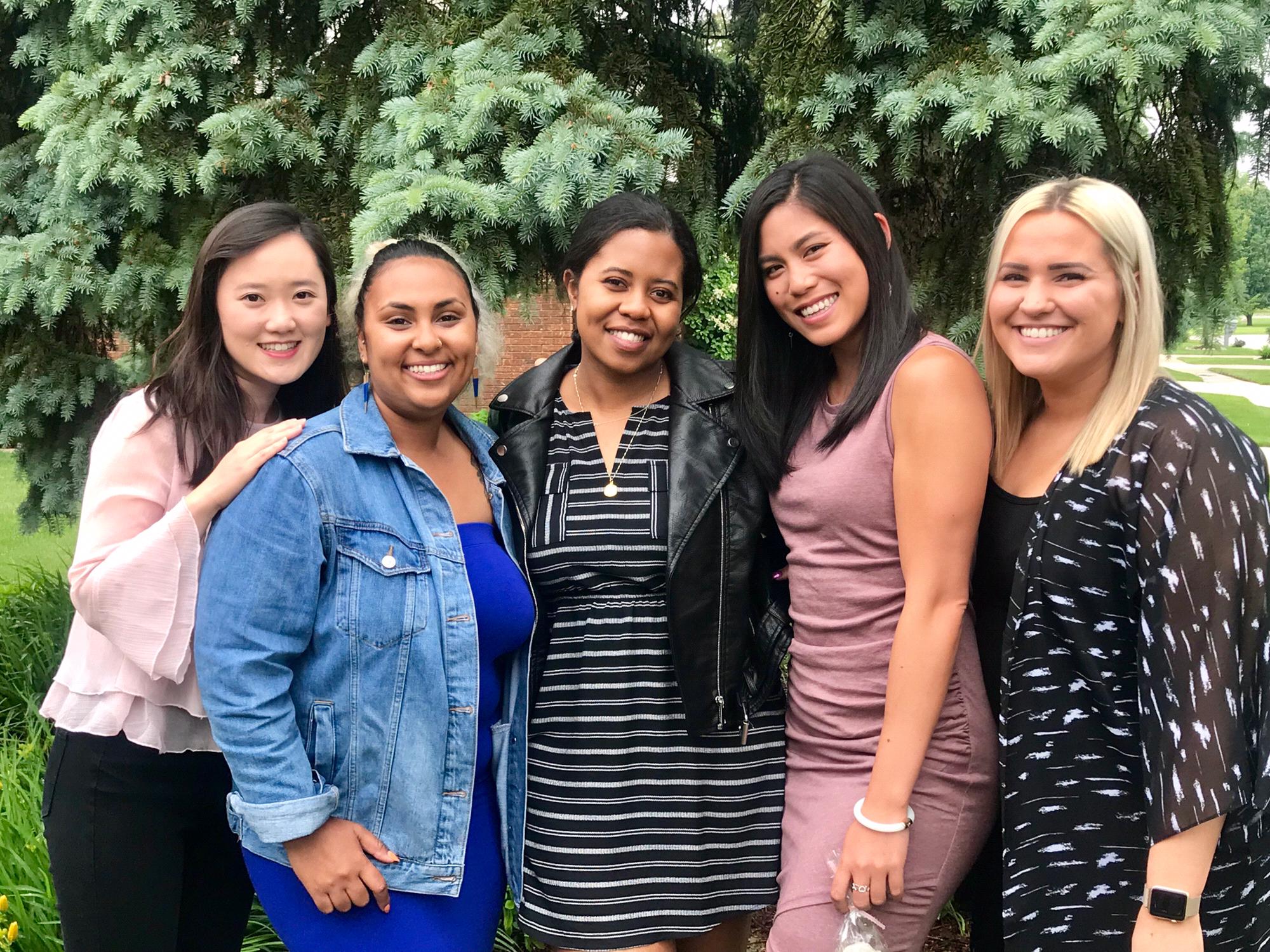 Lauren’s college besties from Seattle University: Joyce, Tia, Lanai, and Ansley.
