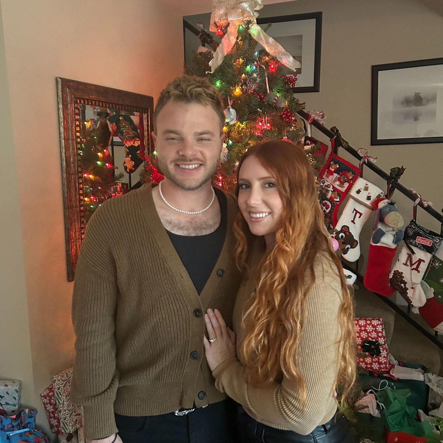 Our one and only Christmas as Fiancés!