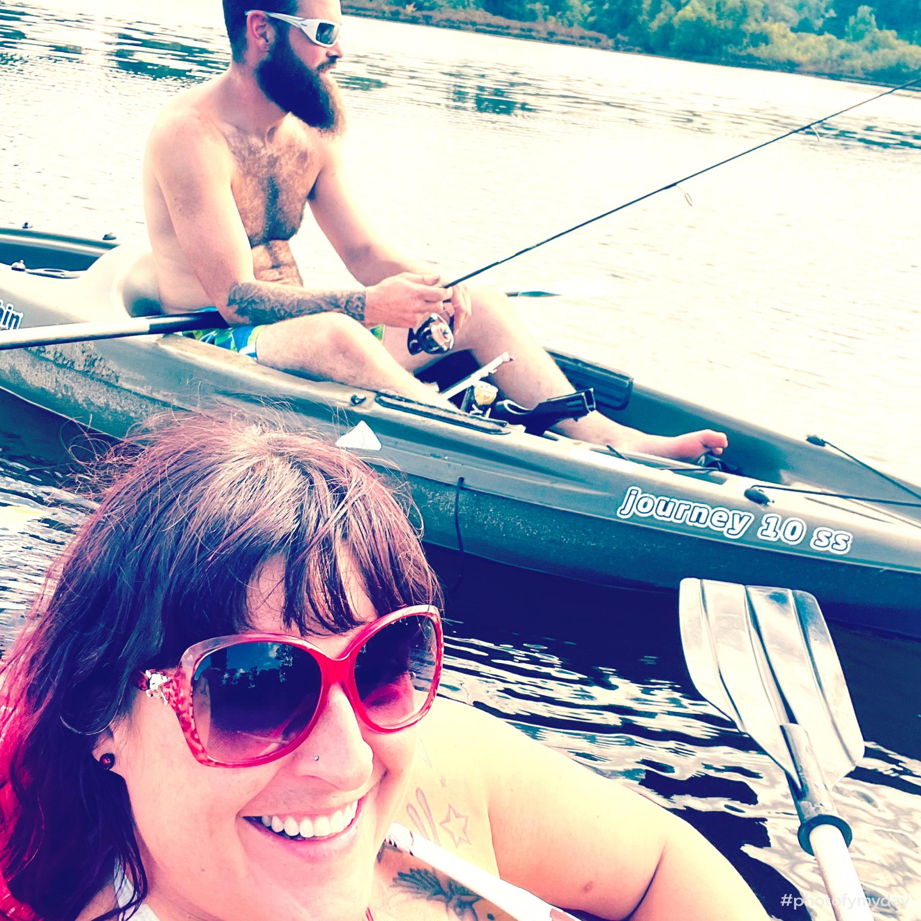 Fishing and kayaking on Monahan