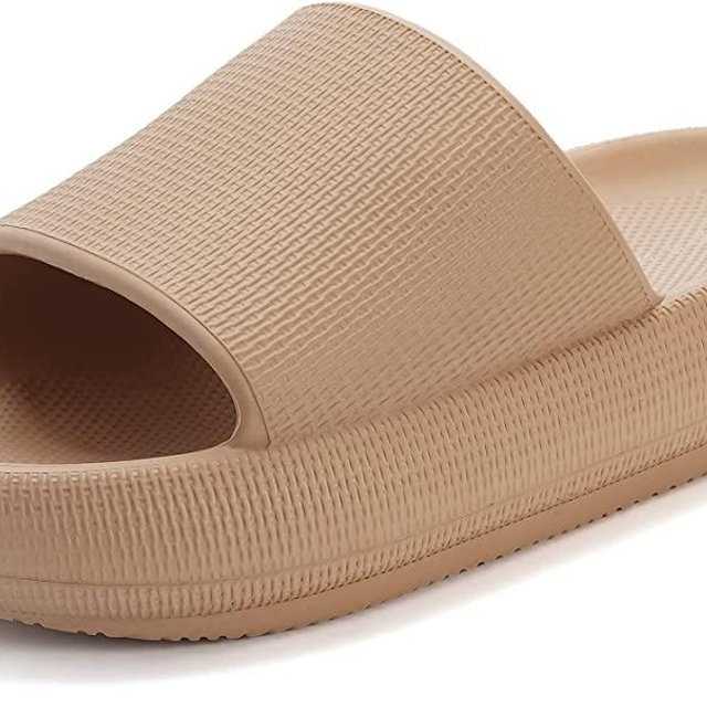 BRONAX Cloud Slides for Women and Men | Shower Slippers Bathroom Sandals | Extremely Comfy | Cushioned Thick Sole