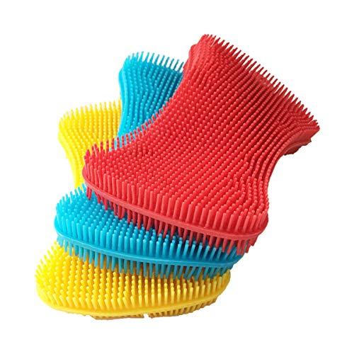Silicone Sponge Dish Washing Kitchen Scrubber - Dish Sponge Kitchen Sponges Dishes Silicone Scrubber Kitchen Sponge Dish Sponges Gadgets Brush Accessories Cleaning Washing Scrub
