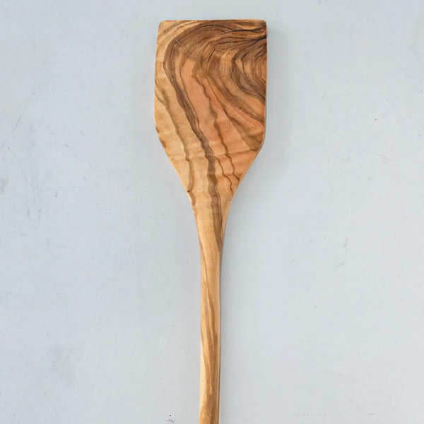 Olive Wood Modern Spatula