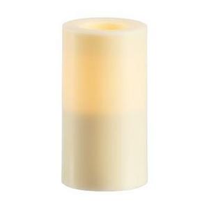 Flameless Outdoor Pillar Candle, Ivory - 3.25 x 6