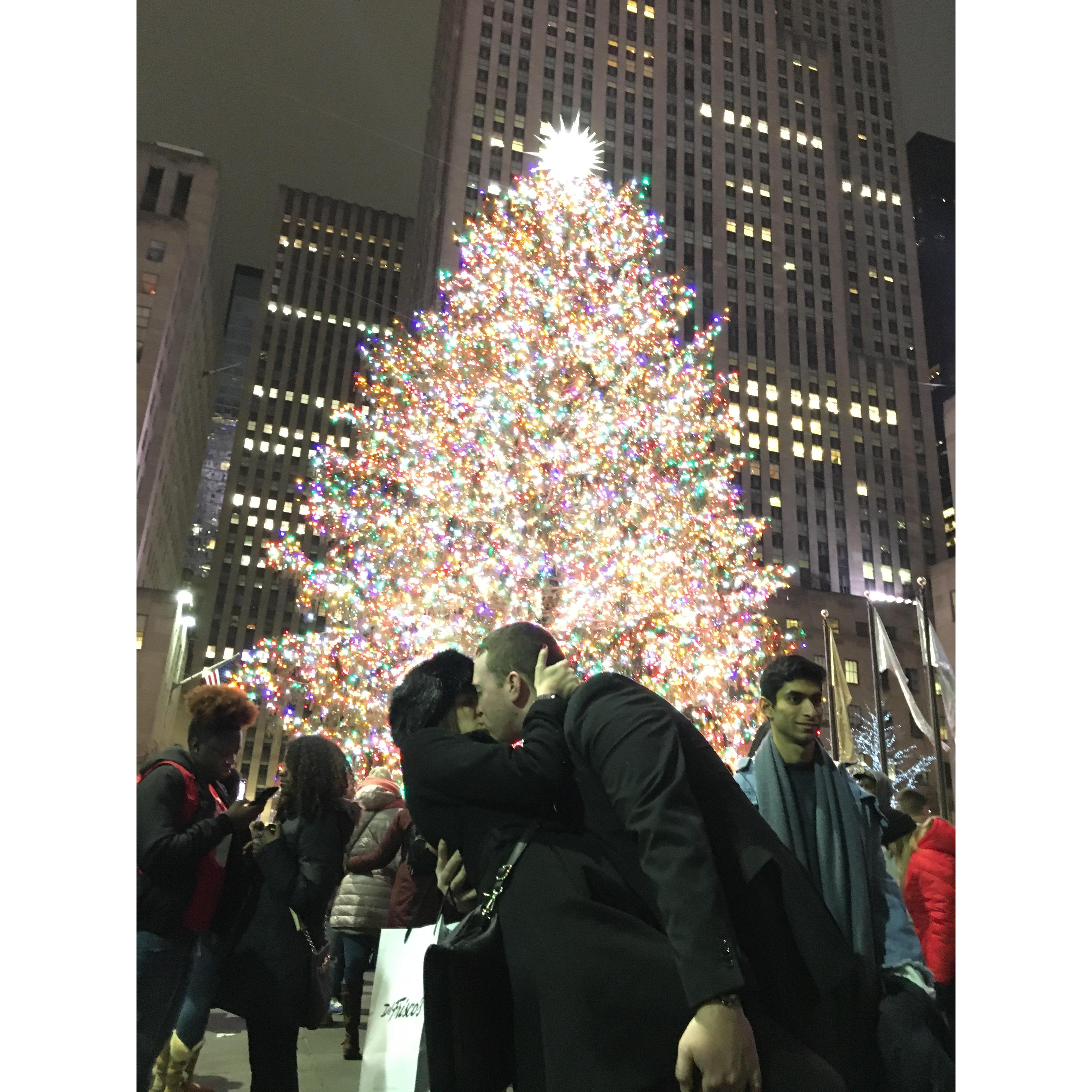 Our First Anniversary at Rockefeller Center