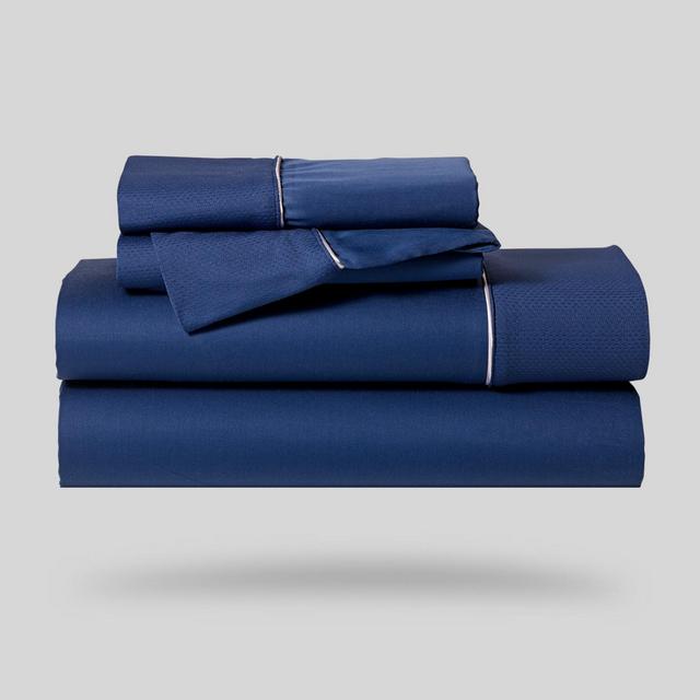 Navy Hyper-Cotton Sheet Set (Full)Navy - Bedgear