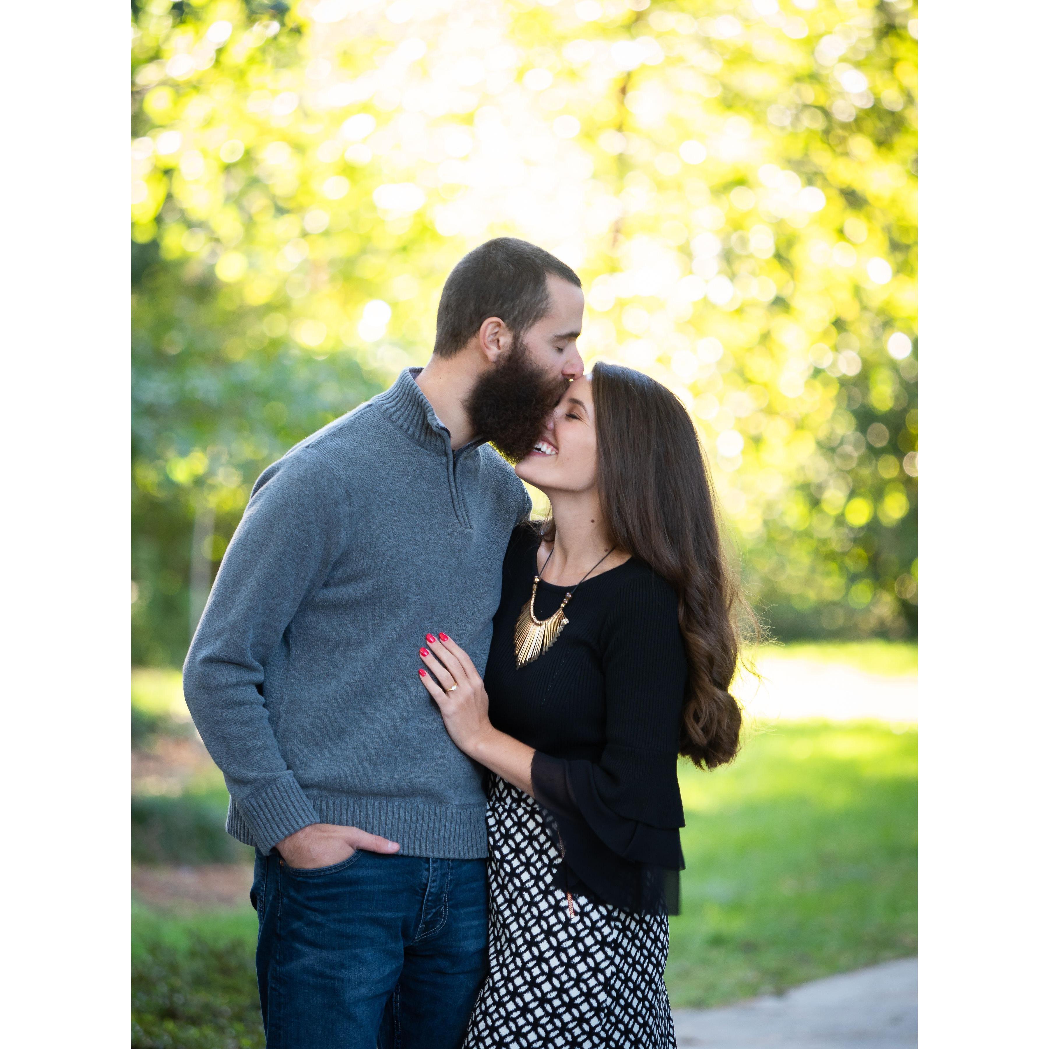 November 2018 - just one of the photos from our Engagement photo session