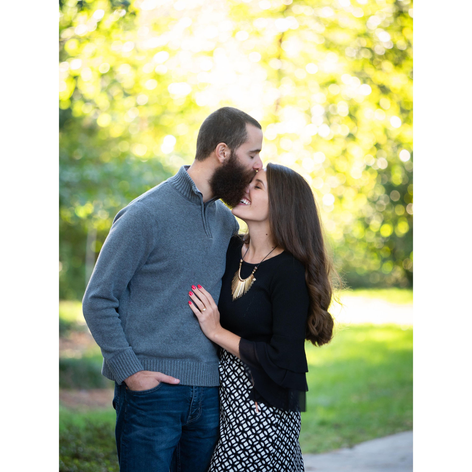 November 2018 - just one of the photos from our Engagement photo session