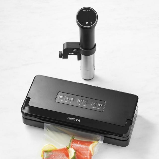 Anova Culinary ANVS01-US00 Precision Vacuum Sealer Black With 2 X 20 FT  Rolls