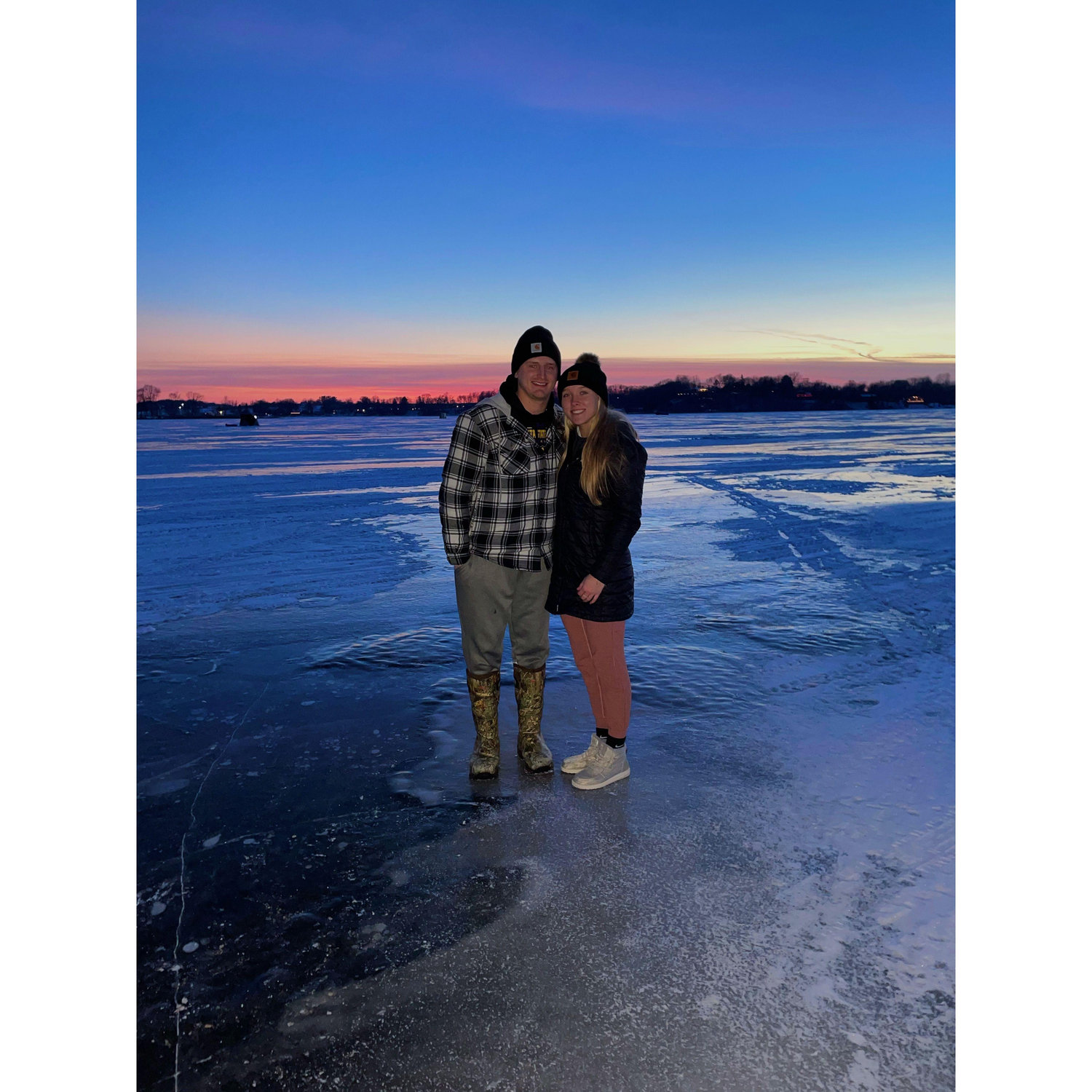 Ice fishing. February 2022