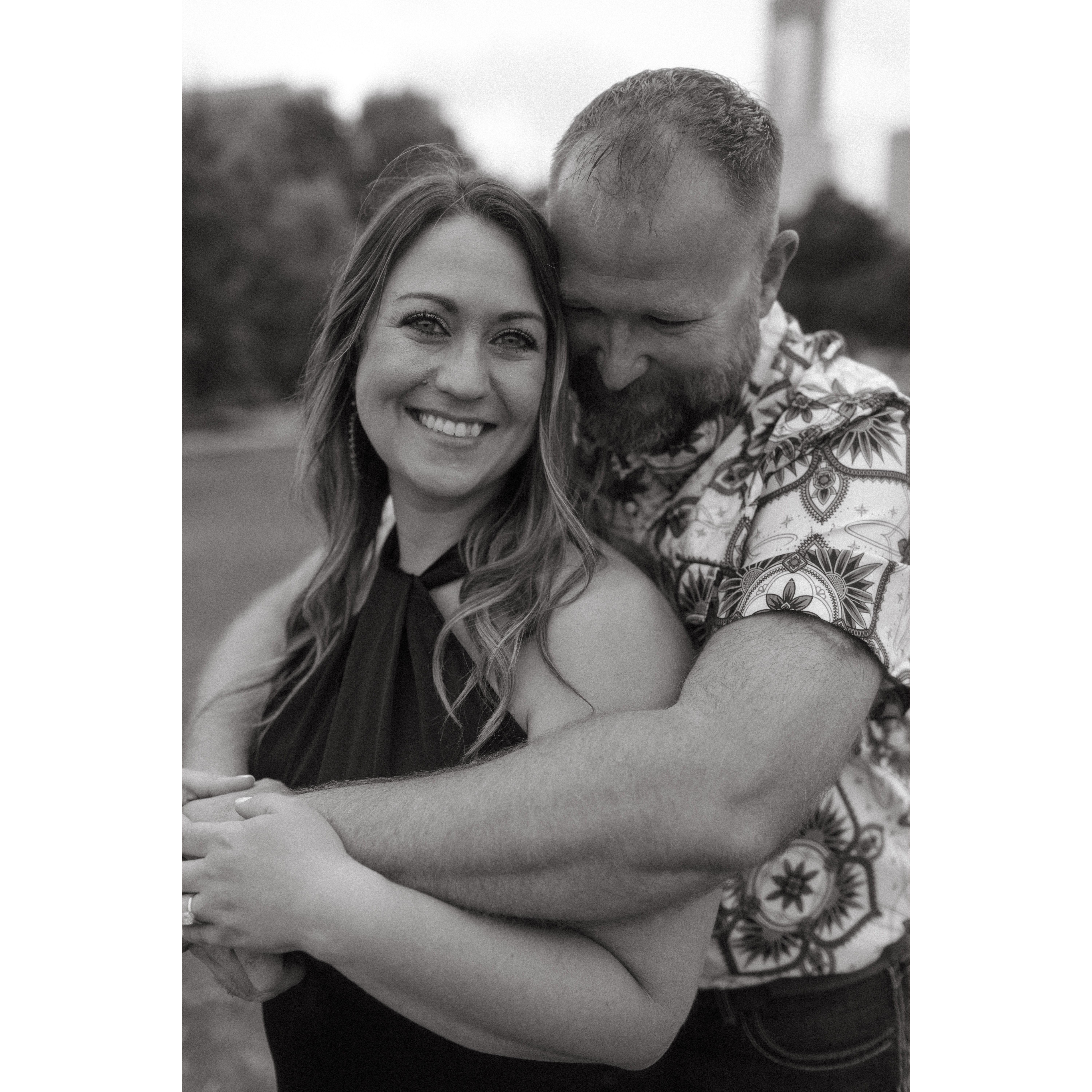 Our Engagement Photo Session at Town Lake in Downtown Austin!