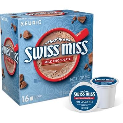 Swiss Miss Milk Chocolate Hot Cocoa - Keurig K-Cup Pods - 16ct