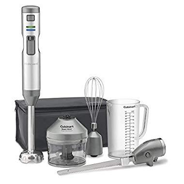 Cuisinart CSB-300 Rechargeable Hand Blender with Electric Knife, One Size, Stainless Steel