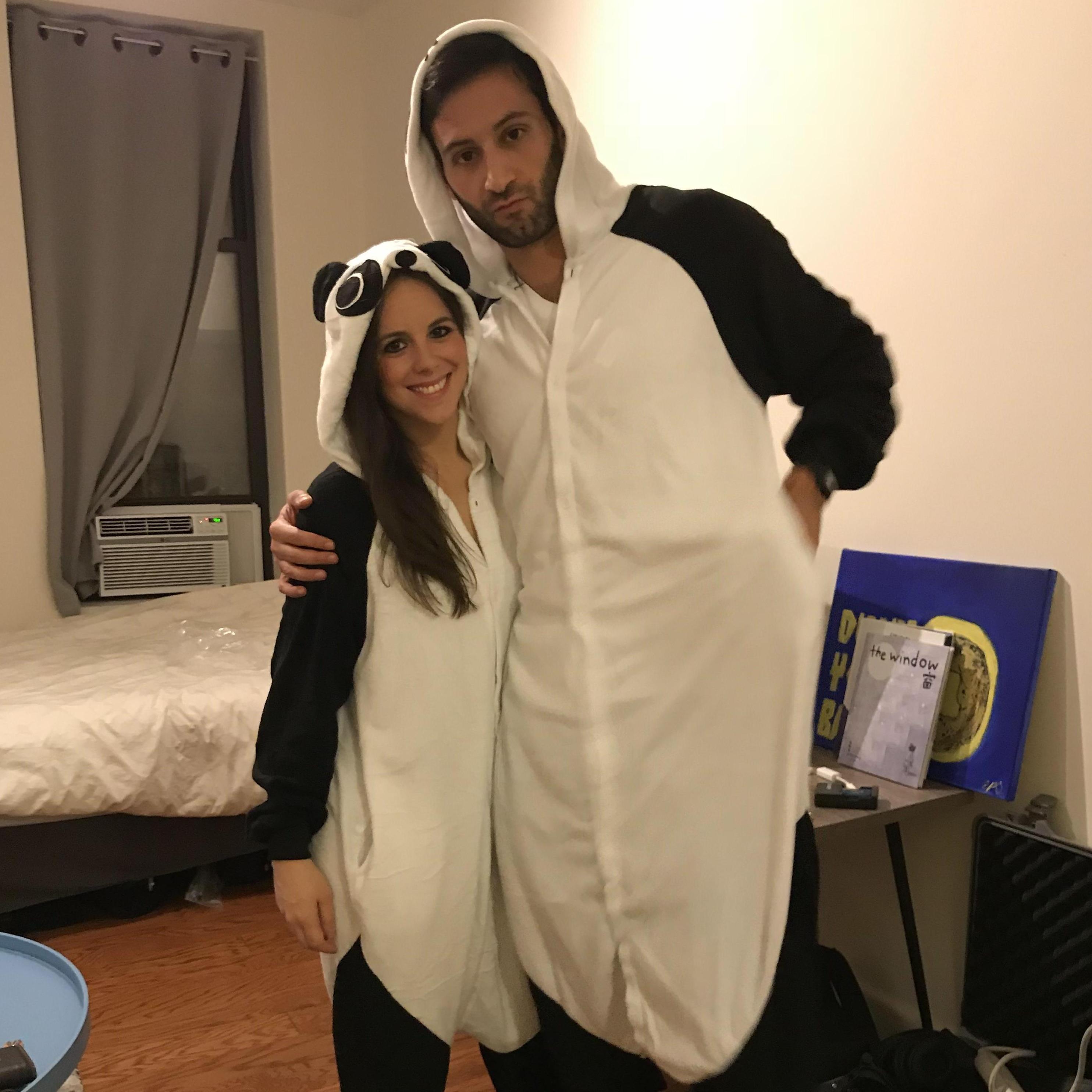 First pic: our first halloween together, 2017