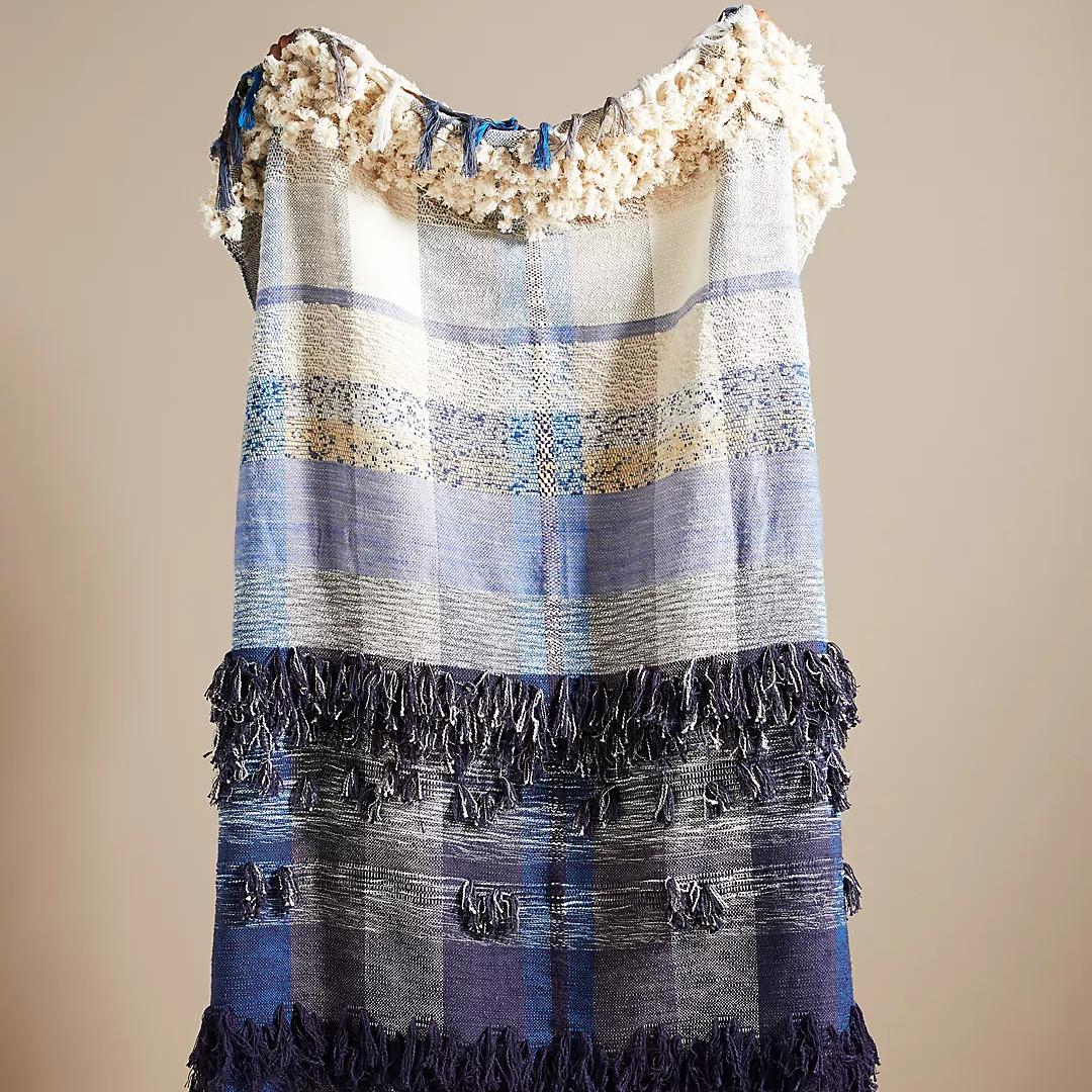 All Roads Bloomfield Throw Blanket (blue)