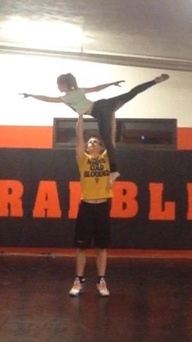 Our first picture together!! Circa Spring 2015 doing West Side Story at Prep & Villa in Erie, PA