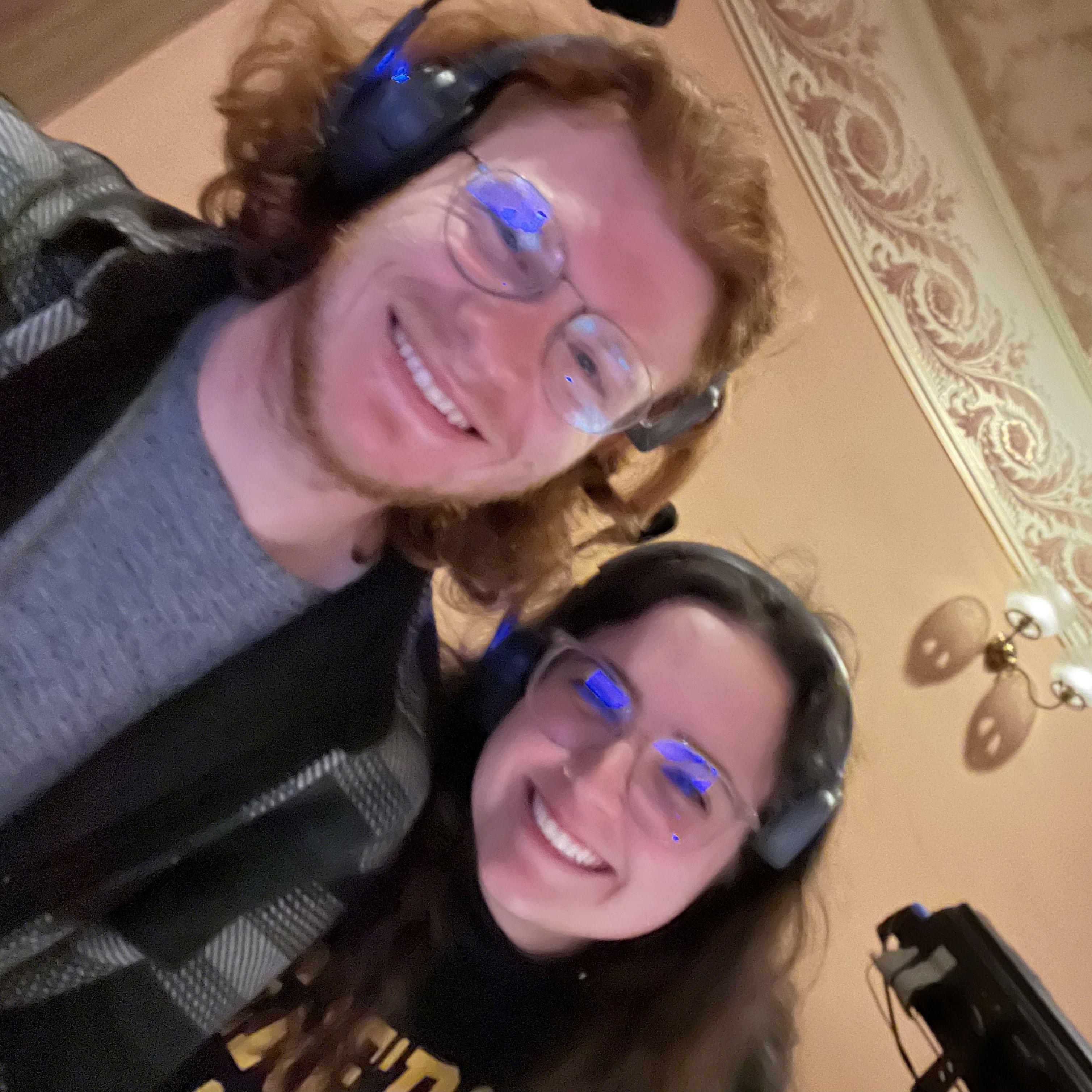 Working tech at the Woodland Opera House March 2024