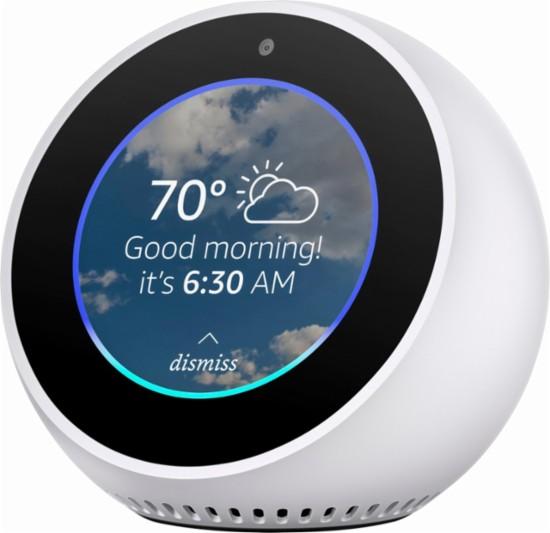 Amazon - Echo Spot - White