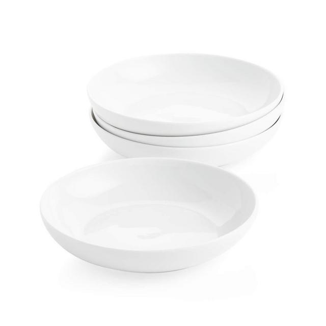 Crate&Barrel 10" Low Bowls, Set of 4