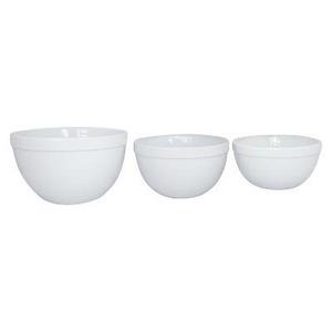 Stoneware Sets of Mixing Bowl - White - Threshold™