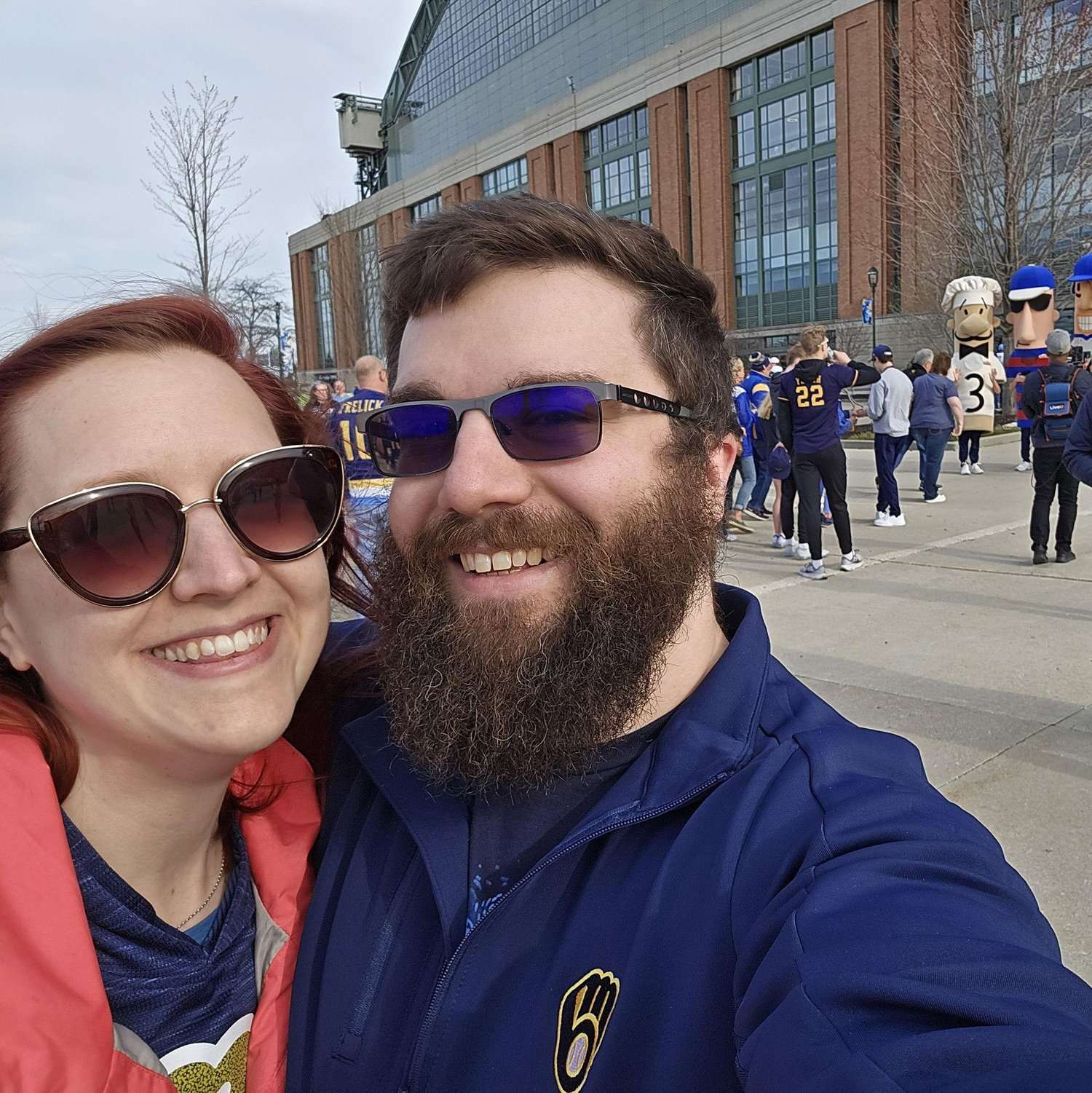 First of many Brewers games together
