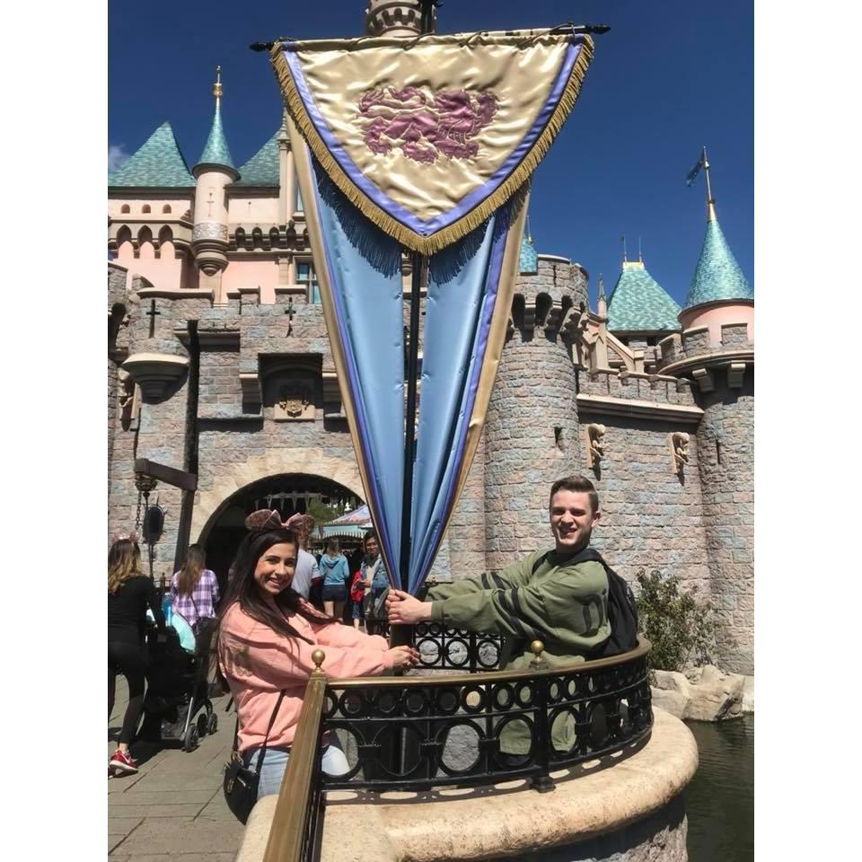 Our very first vacation together in March of 2018. We visited Tyler's Dad and Stepmom and they took us to Disneyland!