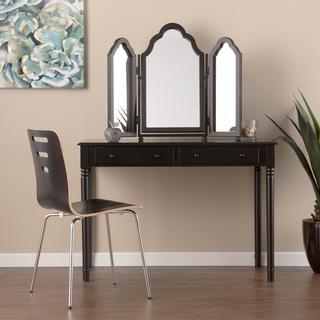 Archlyn Vanity Console with Tri-Fold Mirror