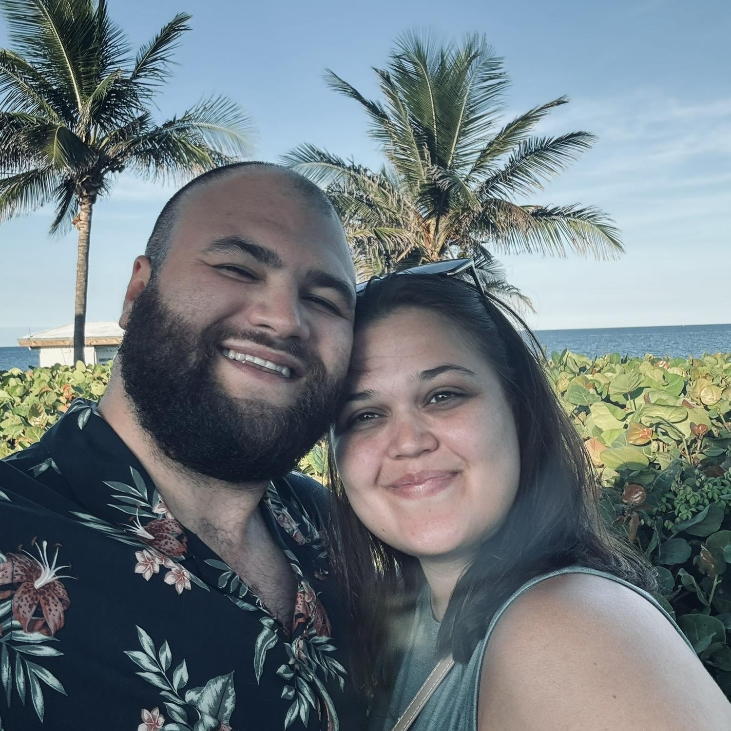 Our first vacation to the beach together