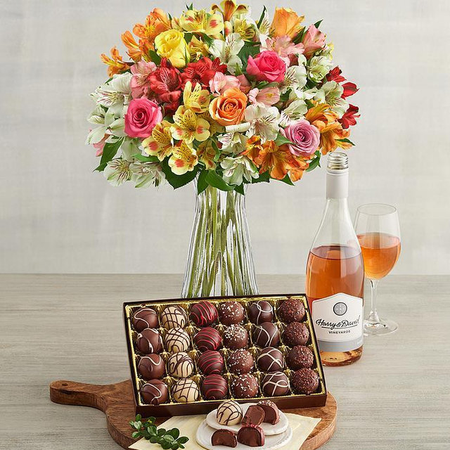 Truffle and Wine Gift Bundle