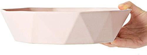 QTQHOME Snack Dip Bowls Dishware Japanese Ceramic Bowl,White Non-Slip Shaped Super Large Salad Bowl Fruit Bowl Living Room Fruit Bowl Fruit Basket,Size [10 Inches] for Kitchen Restaurant Gifts