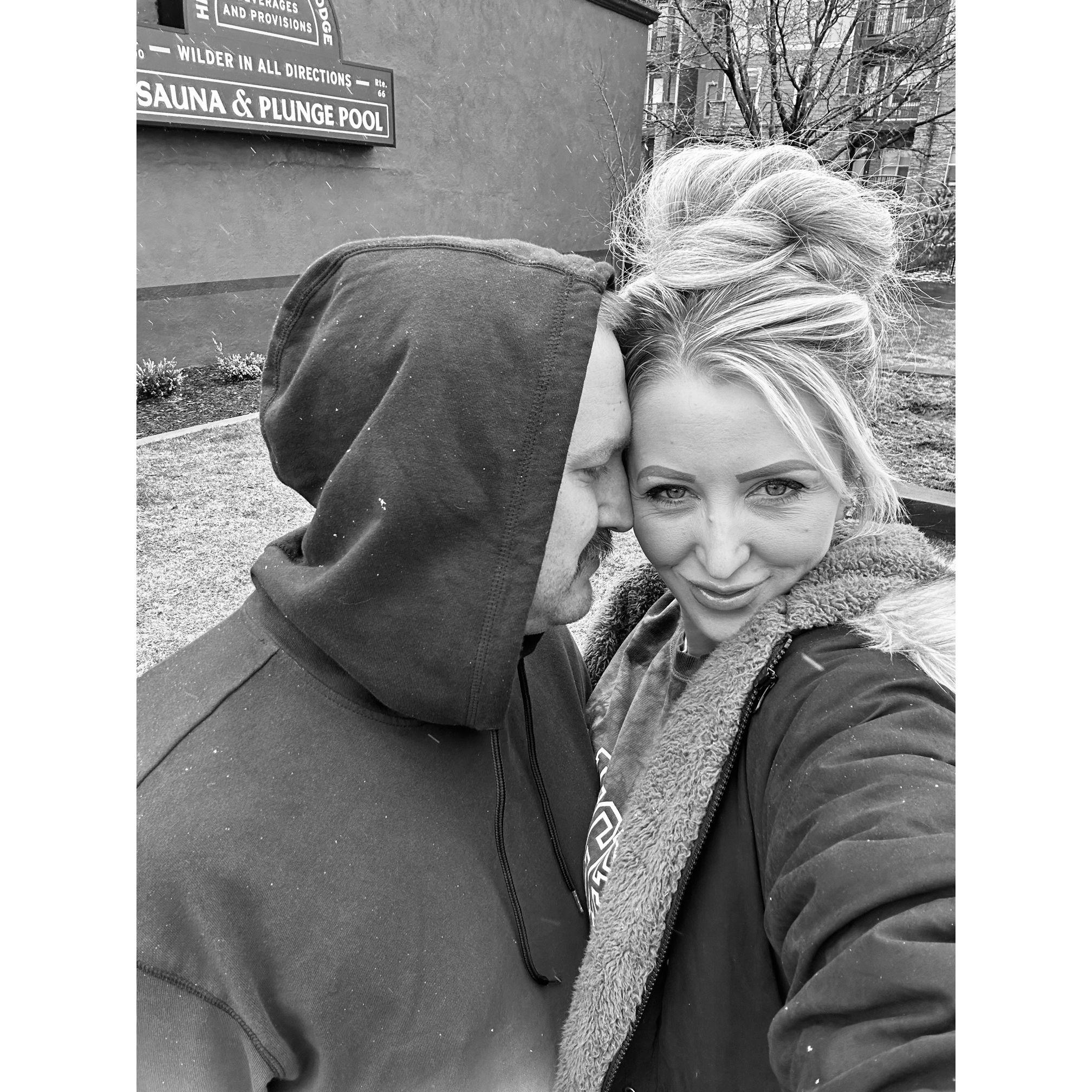 At our favorite little place, High Country Motor Lodge