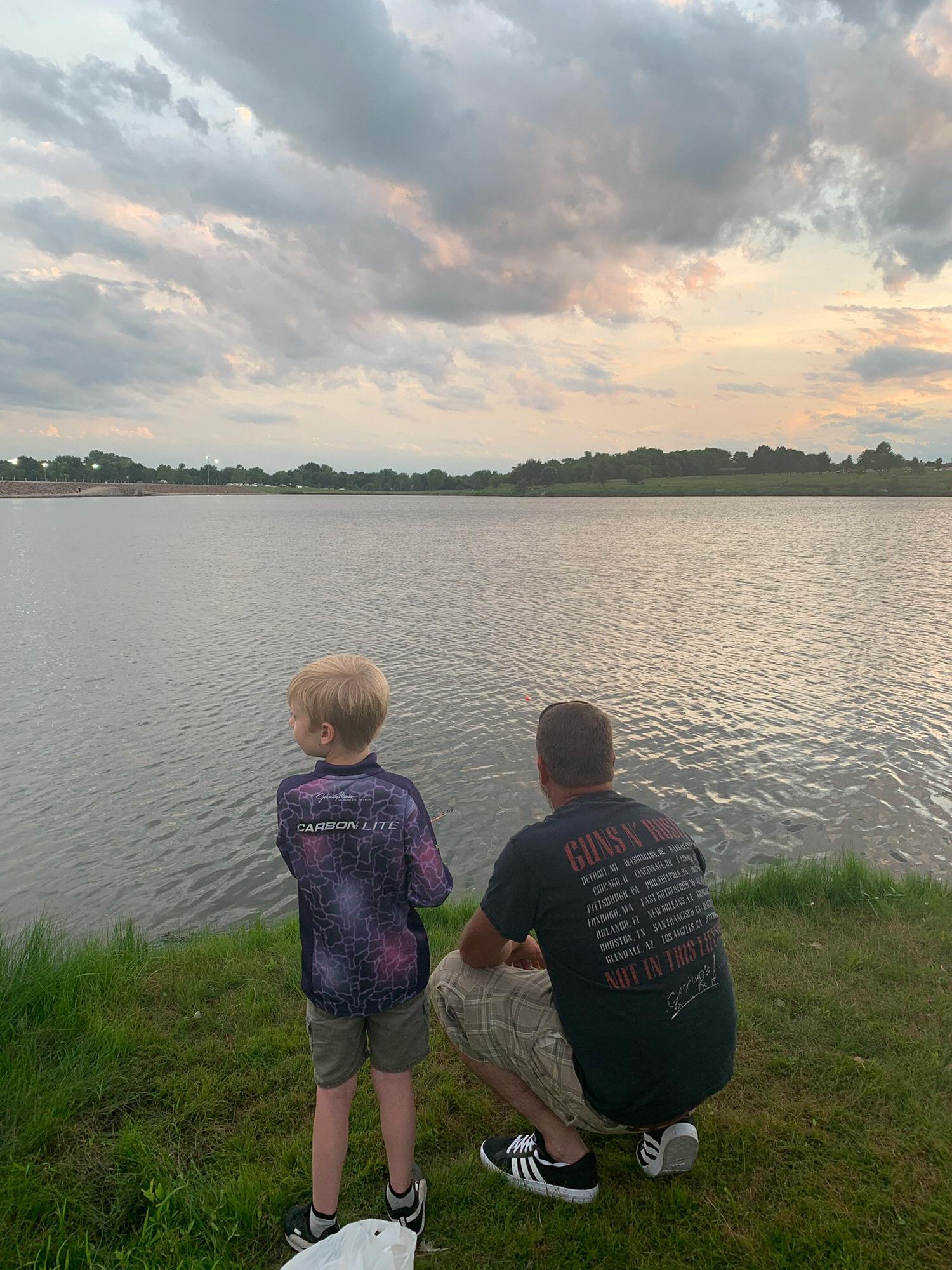 My love with my nephew. We took him fishing for the first time. Made a great memory this day with James that he can hold on to always.