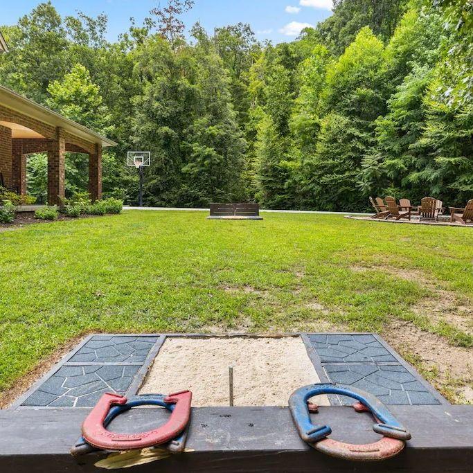 Backyard hangs, lawn games, and room to relax